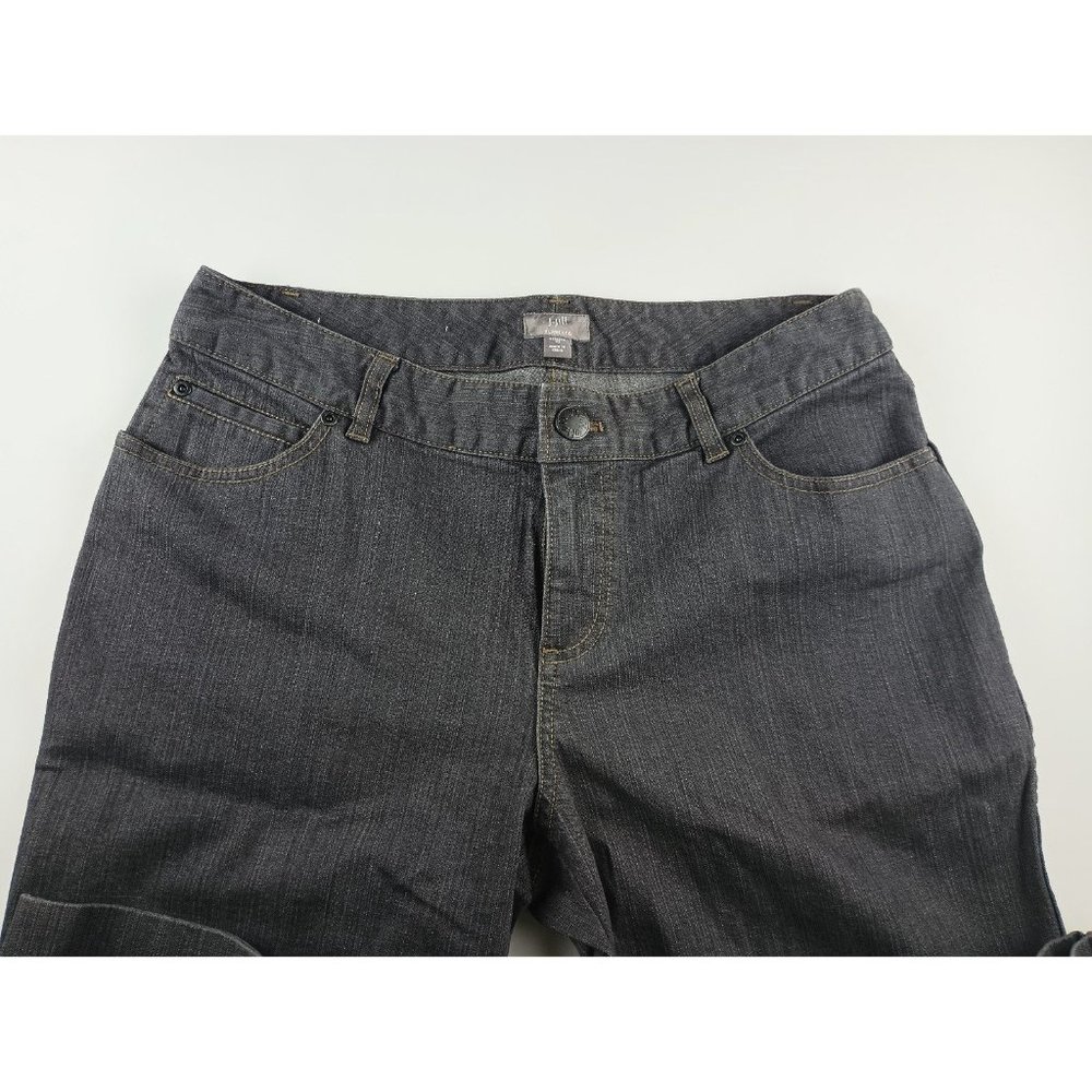 J. Jill Medium Gray Wash Flare Leg Jeans NWOT Size 10